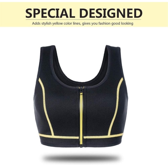 Neoprene Full Zip Scuba Top with Removable Pads - Picture 9 of 11